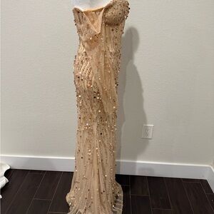 Champagne Prom Dress